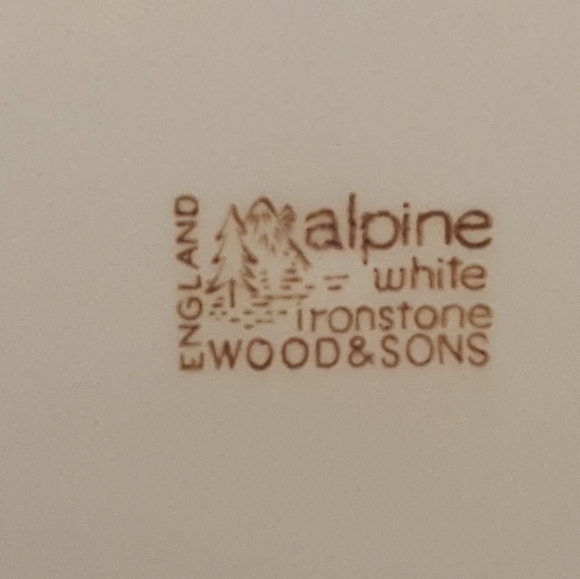 Alpine England Wood&Sons plate | 7/10 - Picture 6 of 11